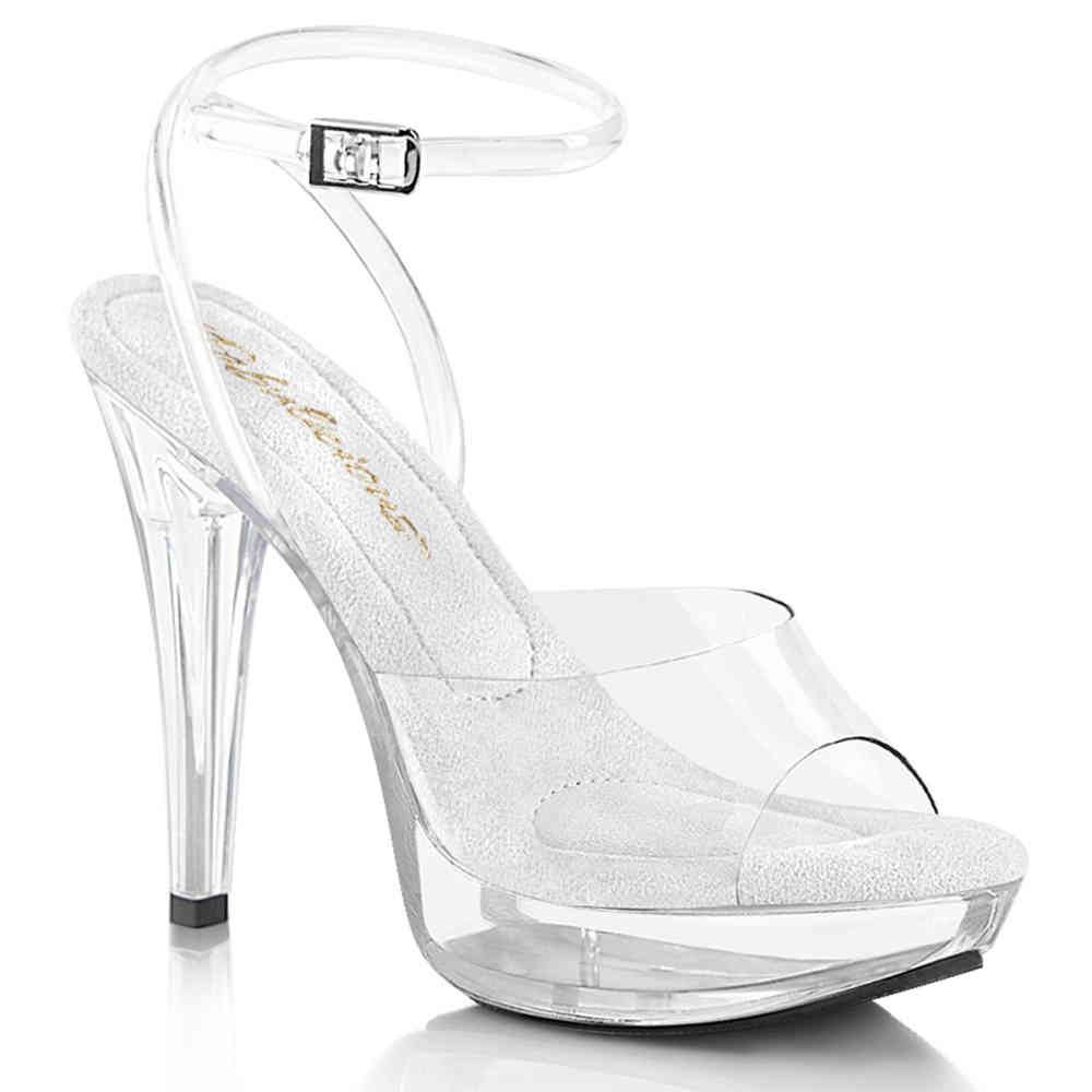Fabulicious - COCKTAIL506 Sandale à bride à la cheville - Transparent Product image
